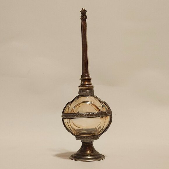 VINTAGE Moroccan Rose Water Sprinkler or Fragrance Bottle Ornate Bottle - Picture 1 of 9